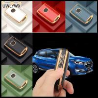 UWLYWX ของใหม่ ปุ่ม4ปุ่ม การป้องกันเต็มรูปแบบ เคสกุญแจรถ Keyless FOB ฝาครอบกุญแจ FOB ปลอกหุ้มรีโมท