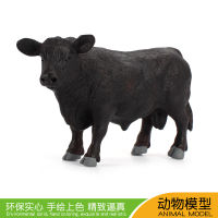 ❤การขายส่งโรงงานอุตสาหกรรม❤สัตว์โลก Black Angus Bull Model จำลองเนื้อวัวกินทุ่งหญ้าเพาะพันธุ์เครื่องประดับที่น่าสนใจ