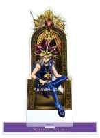 เกม Yugioh Yu-Gi-Oh! ฟิกเกอร์ตุ๊กตา Yu Gi Oh Yami Yugi เซโตะไคบะ Luke Yuga Ohdo รูปอะคริลิคของขวัญแบบยืนของเล่นสะสม