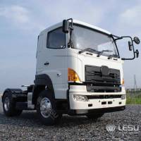 Lesu 1/14 โมเดลรถจำลอง Hino S700 4x2 Tracktor Truck รถบังคับหัวลาก