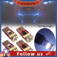 QIANGNAN6 T10 4014 โคมไฟอ่านหนังสือ โคมไฟป้ายทะเบียน ไฟภายในรถ หลอดไฟ LED สำหรับรถยนต์ ไฟด้านข้าง เครื่องมือไฟส่องสว่าง ไฟสัญญาณ LED