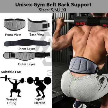 Adjustable Waist Protector Breathable Barbell Weightlifting Squat Belt for  Men Women Sport Fitness Gym Back Supporter