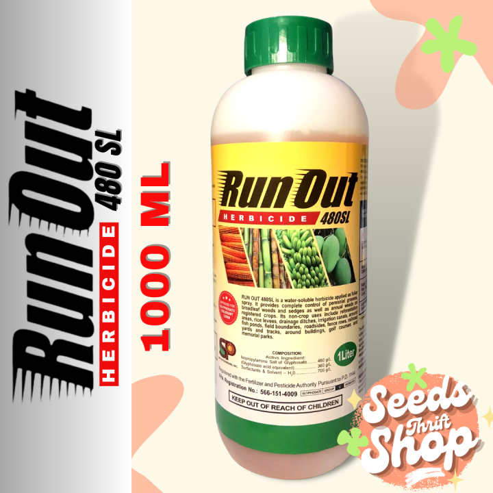 RUN OUT 480 SL 1000 ML HERBICIDE | Lazada PH