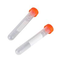 【CW】ﺴ♚▥  50Pcs/bag 15ml Transparent Centrifuge Test Tube Vial Plastic with Lids for Lab Sample Specimen Storage