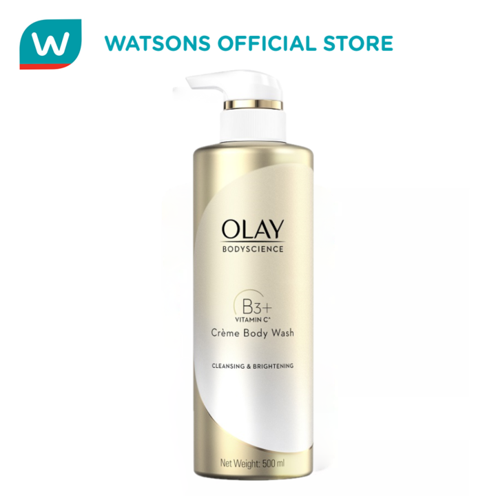 OLAY BodyScience Cleansing And Brightening Crème Bodywash B3+ Vitamin C ...