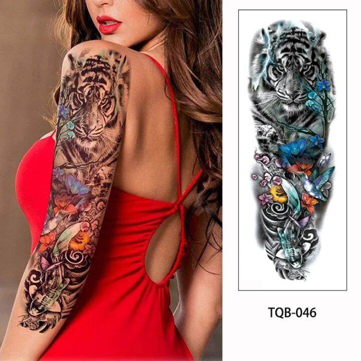 hot-dt-temporary-sticker-large-size-for-men-sleeve-fake-arm