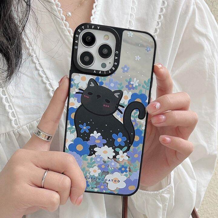 casetify-เคสโทรศัพท์มือถือกระจก-ลายแมวน่ารัก-สําหรับ-iphone-14-13-12-11-pro-max-xr-ix-xs-max