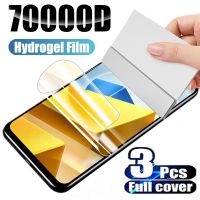 3PCS Hydrogel Film for Xiaomi Poco X3 Pro NFC F3 M3 M4 GT Screen Protectors for Redmi Note 10 9 8 11 Pro 10s 9s 8T 11s 9A 9C