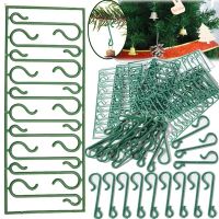 10/100pcs 4cm Mini Hooks for Christmas Tree Ornament S-Shape Hanging Hook Xmas Tree Ball Pendant Decorations Navidad New Year Christmas Ornaments