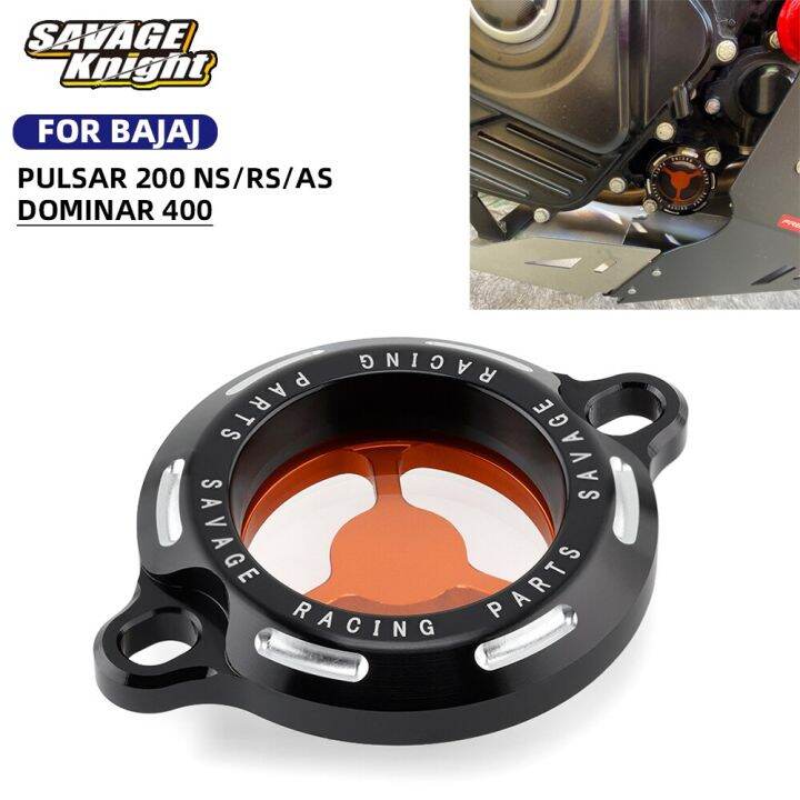 Engine Oil Filters Cover For BAJAJ Pulsar 200 NS 200RS AS Dominar 400