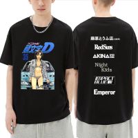90s Anime Drift AE86 Initial D Mika Uehara Graphic Tshirt Mens Hip Hop Punk Tees Short Sleeve Men Manga Oversized T Shirt