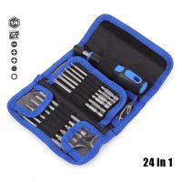 24in50 Piece Extra Long Bit Set Torx Star Hex Slotted Screwdriver Hand Tool Set