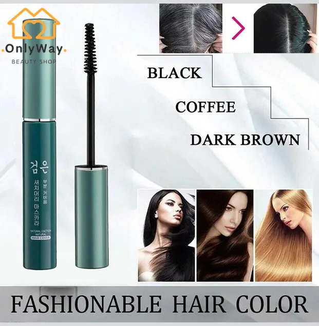 Temporary Hair Color Brush DIY Hair Color Wax Mascara Dye Cream One