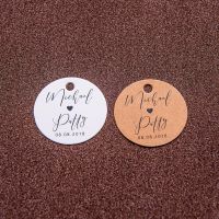 Y11 200 pieces of 3.5 cm round kraft paper/white paper label handmade for you gift bakery product label personalized label Stickers Labels