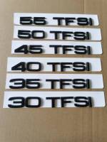 KLL 1X Matt Black 30 35 40 45 50 55 TFSI Tail Emblem Badge Trunk Decal Sticker For A3 A4 A4L A5 A6 A6L A7 A8 Q3 Q5 Q7 Car Styling