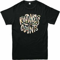 [COD]เสื้อยืดลําลอง ผ้าฝ้าย พิมพ์ลาย Kindness Count Be Kind Thoughtful Humble สําหรับผู้ชายS-5XL  SLX1