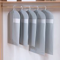 Thick&amp;Translucent Cloth Dust-proof Cover Printing Clothes Storage Bag Organizer Waterproof Clothes Dress Outer Dust Case Supplie Wardrobe Organisers