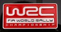 【Free-delivery】 ใหม่ล่าสุด3D อลูมิเนียมรถสัญลักษณ์สำหรับ WRC FIA World Rally รถอุปกรณ์เสริมกาวรถโลโก้รถจัดแต่งทรงผม Badge