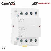 【Taiyong Electric】GEYA GYHC 4P 63A 40A 220V/230V 50/60HZ ราง Din ครัวเรือน AC คอนแทคแบบแยกส่วน4NO หรือ2NC2NO