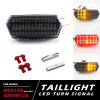 ไฟท้ายรถมอเตอร์ไซค์ GROM125 MSX125ไฟท้าย LED ไฟไฟเบรกแสดงสถานะดัดแปลงสำหรับ HONDA MSX GROM 125 2014 2015 2016 2017