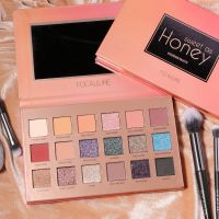 FOCALLURE Sweet As Honey Eyeshadow Palette พร้อมกระจก - 18 สี