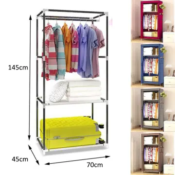 Retractable wardrobe online partition