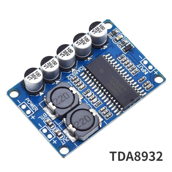 แผงวงจรโมโนแผงเครื่องขยายเสียงดิจิตอล-tda8932พลังงานต่ำ35w-modul-amplifier-audio