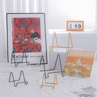 Photo Plate Shelf Magazine Holder For Picture Metal Easel Book Storage Rack Iron Display Stand