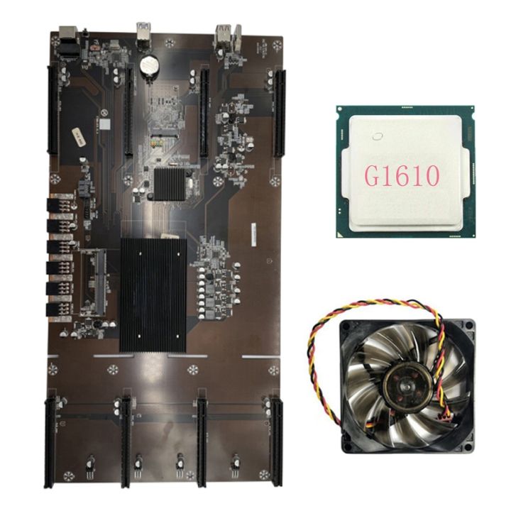 eth80-b75-btc-mining-motherboard-g1610-cpu-cpu-cooling-fan-8xpcie-16x-lga1155-support-1660-2070-3090-graphics-card