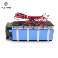 pcbfun DC12V 576W ชิปการทำความเย็นเซมิคอนดักเตอร์เย็นอิเล็กทรอนิกส์หม้อน้ำขนาดเล็กเครื่องปรับอากาศตู้เย็นโมดูลระบายความร้อน