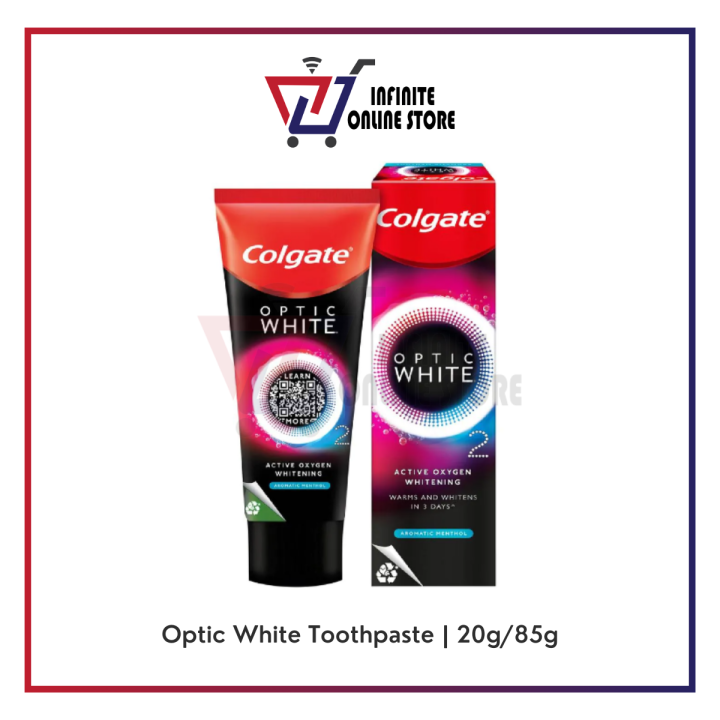 Colgate Optic White O2 Active Oxygen Whitening Toothpaste Aromatic ...