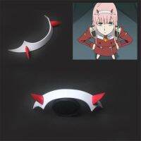 Takerlama DARLING ใน FRANXX คอสเพลย์ 02 ZERO สอง Headwear Hairclip Devil Horn 02 Hairband คอสเพลย์อุปกรณ์เสริมฮาโลวีน Props