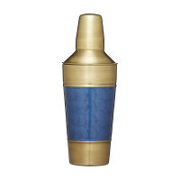 BarCraft Cocktail Shaker Blue Brass Finish 900 ml ขวดผสมค็อกเทล 900 มล. รุ่น BCCSBLUBRS