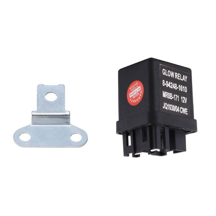 12V Glow Plug Rely Time Delay Relay Spark Plug Relay for Kubota Yanmar