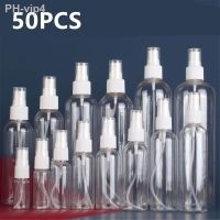 ☈℡■ 50PCS 10ml 20ml 30ml 50ml 100ml Portable Spray Bottles Sample Empty Containers Atomizer Bottle Travel Perfume Bottle Alcohol