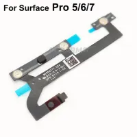 Aocarmo Pro4สำหรับ Surface Pro 4สำหรับ Surface Pro 5 6 7ปุ่มเปิด/ปิดเพิ่ม/ลดระดับเสียงอะไหล่สายเคเบิลเฟล็กซ์