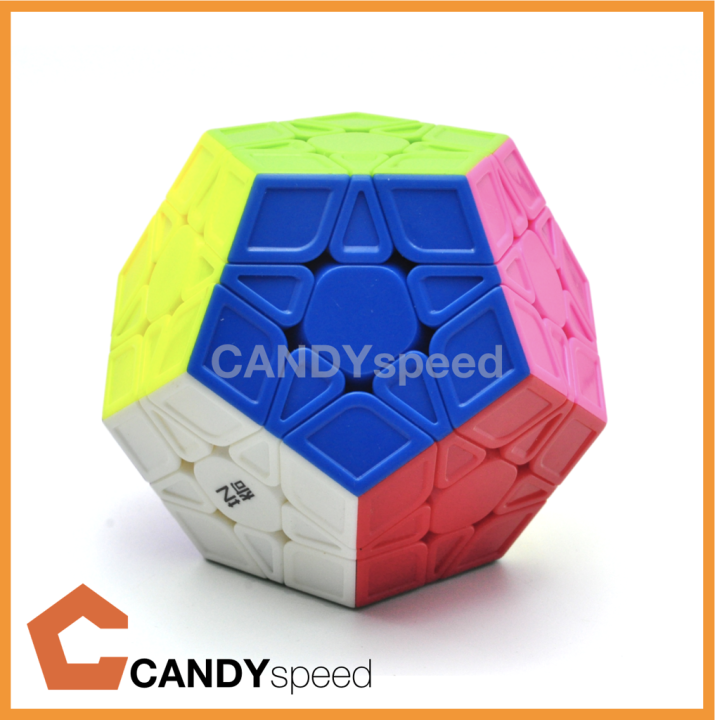 รูบิค-qiyi-qiheng-s-megaminx-sculpture-stickerless-by-candyspeed