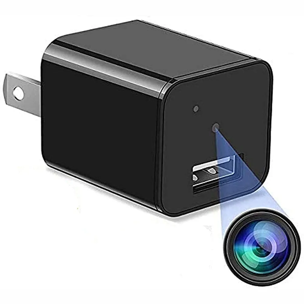 Camera Sạc Usb Mini Gắn Tường HD 1080P Máy Ghi Hình Giám Sát An Ninh Gia  Đình Màn Hình Ẩn 