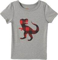 Cat &amp; Jack Toddler Boys Adaptive Printed Short Sleeve Graphic T-Shirt - (Gray, 2T)