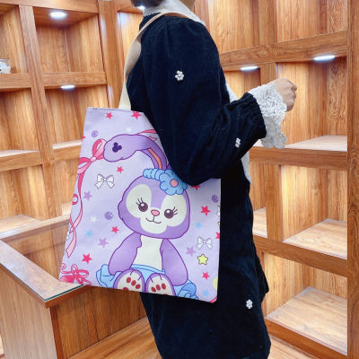 New 2022 Anime Ins Partysu Canvas Bag Womens Shoulder Simple Student Bag For Class Womens Bag Hand Bag