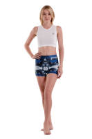 Rock Abstract Blue Short