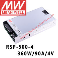 หมายถึงดี RSP-500-4 Meanwell 4VDC 90A 360W เอาท์พุทเดียวกับ PFC ฟังก์ชั่นแหล่งจ่ายไฟร้านค้าออนไลน์