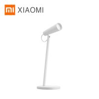 XIAOMI MIJIA Mi โคมไฟ USB บนโต๊ะ LED ชาร์จโคมไฟอ่านหนังสือตั้งโต๊ะอ่านหนังสือไฟโต๊ะสำนักงานไฟข้างเตียงแบบพกพา120หมุนได้