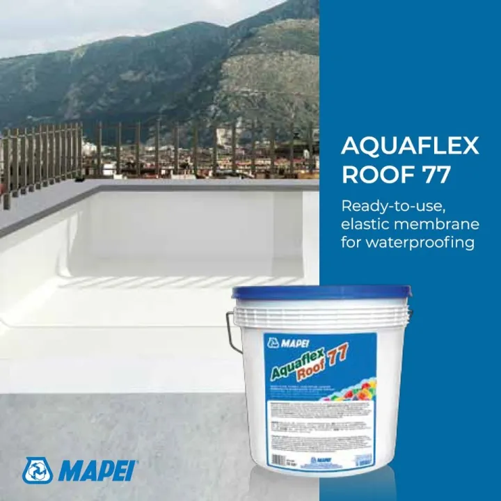 MAPEI Waterproofing Membrane Aquaflex Roof 77 (White / Grey) 18k ...