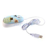 45 DEGREE เมาส์ USB Optical Mouse (F-55) Blue