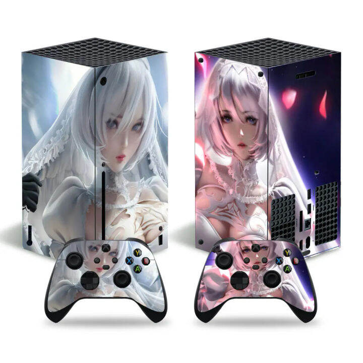 For X Series X NieRAutomata Game PVC Skin Vinyl Sticker Cover Console