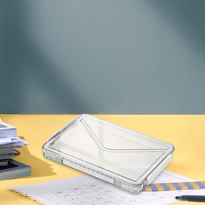 wdclever-กระดาษโต๊ะทำงานออแกไนเซอร์เครื่องเขียนพกพากล่องเก็บของสำหรับสำนักงานบ้านจดหมาย
