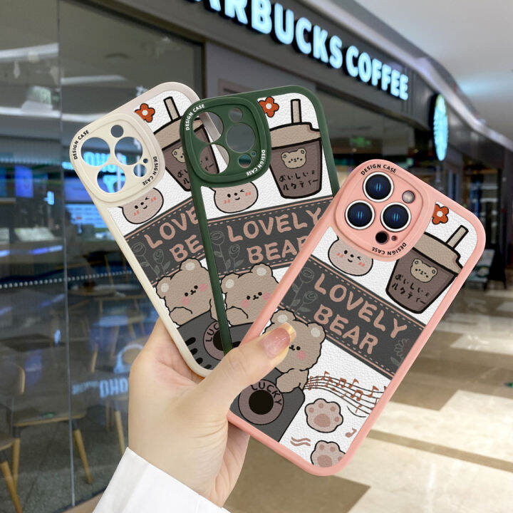 เคส-hontinga-สำหรับ-oppo-a53-2020-a33-2020เคสโทรศัพท์ซิลิโคนนิ่มหนังหมีการ์ตูนน่ารักเคสป้องกันกล้องคลุมทั้งหมดฝาครอบด้านหลังกันกระแทกเคสโทรศัพท์นิ่มสำหรับเด็กผู้หญิง