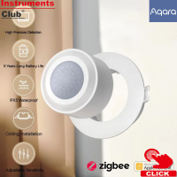 Instruments Aqara ความแม่นยำสูงเซ็นเซอร์ร่างกายมนุษย์ Motion Sensor Zigbee 3.0ไร้สายสมาร์ทเคลื่อนไหว IPX5กันน้ำสมาร์ทบ้าน