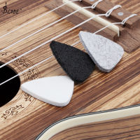 SLADE 10 PCS Soft Felt Ukulele แผ่นปิ๊กกีตาร์สำหรับคอนเสิร์ต Soprano อูคูเลเล่ทีนอร์21 23 26